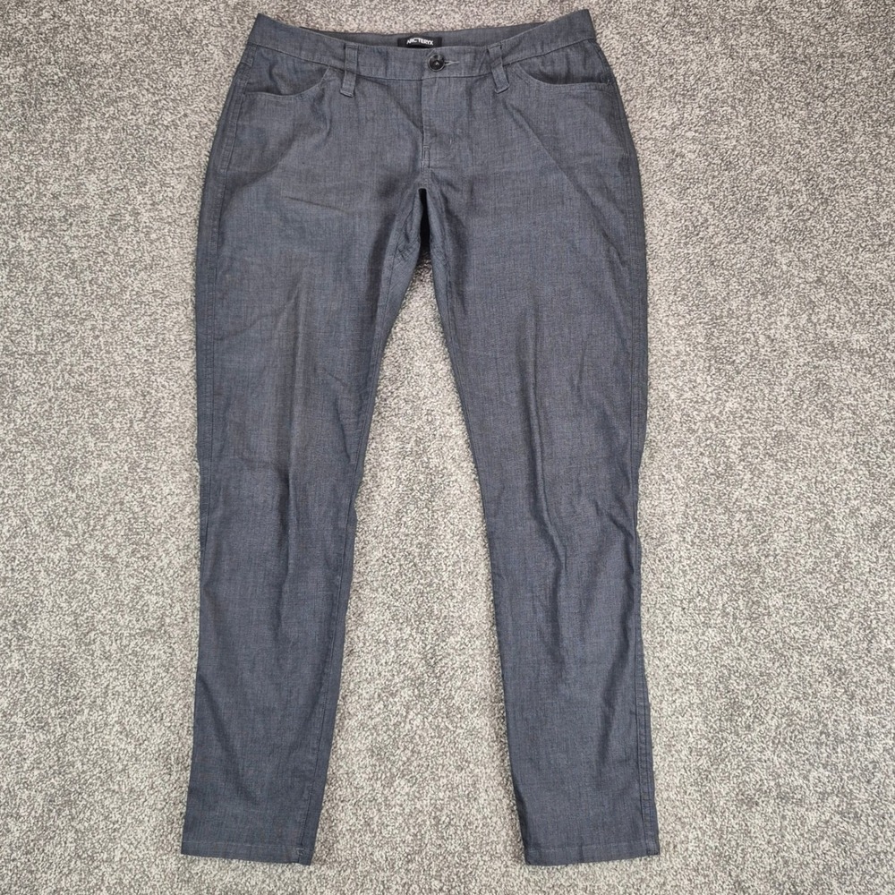 Arc'teryx A2B Commuter Pants Womens 6 (31x28) Gray Hiking Stretch Reflective